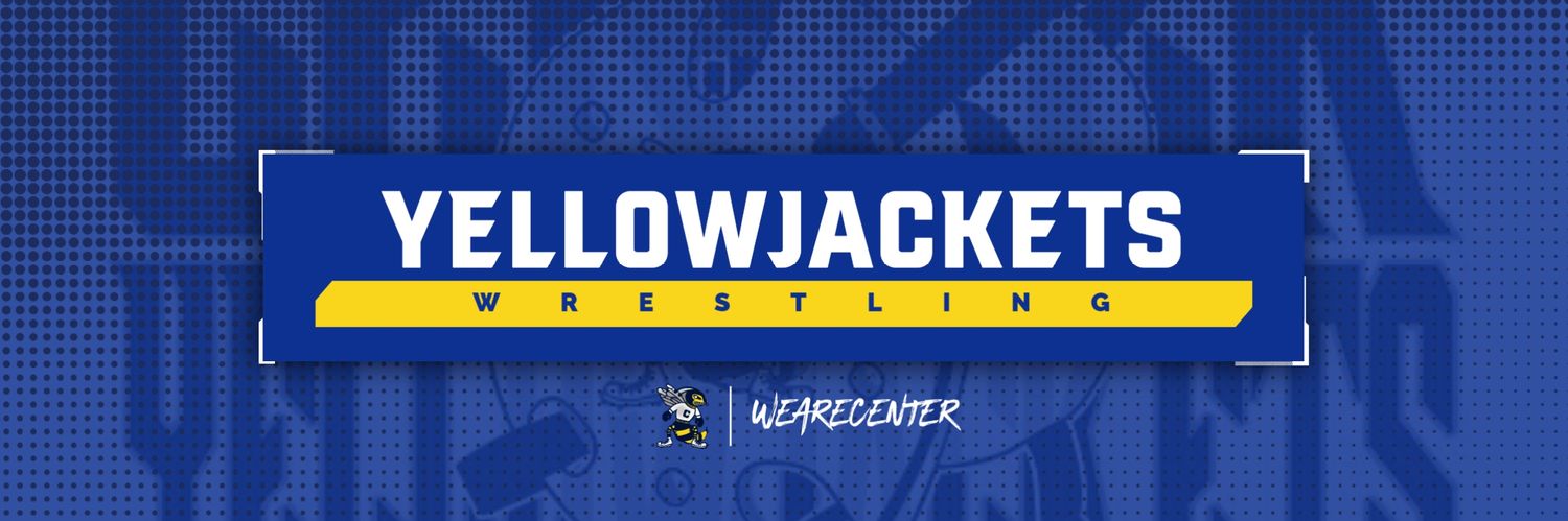 Center Yellowjacket Wrestling banner
