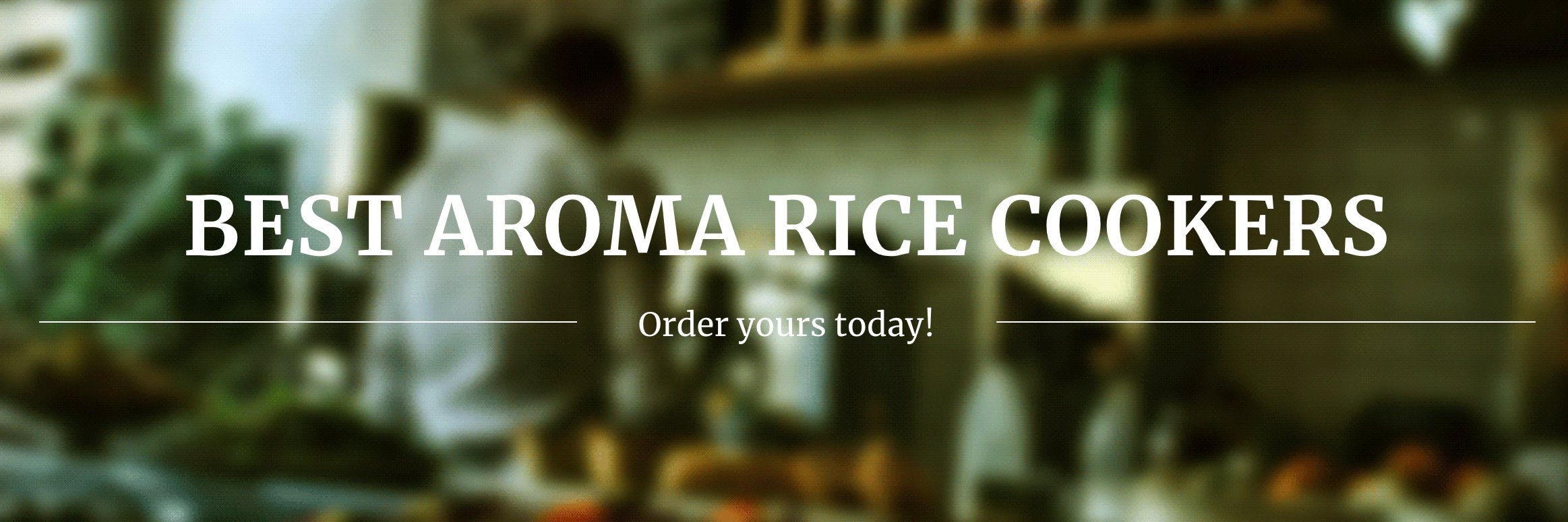 AromaRiceCooker's profile banner image