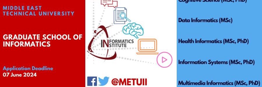 METU Graduate School of Informatics (inactive) banner