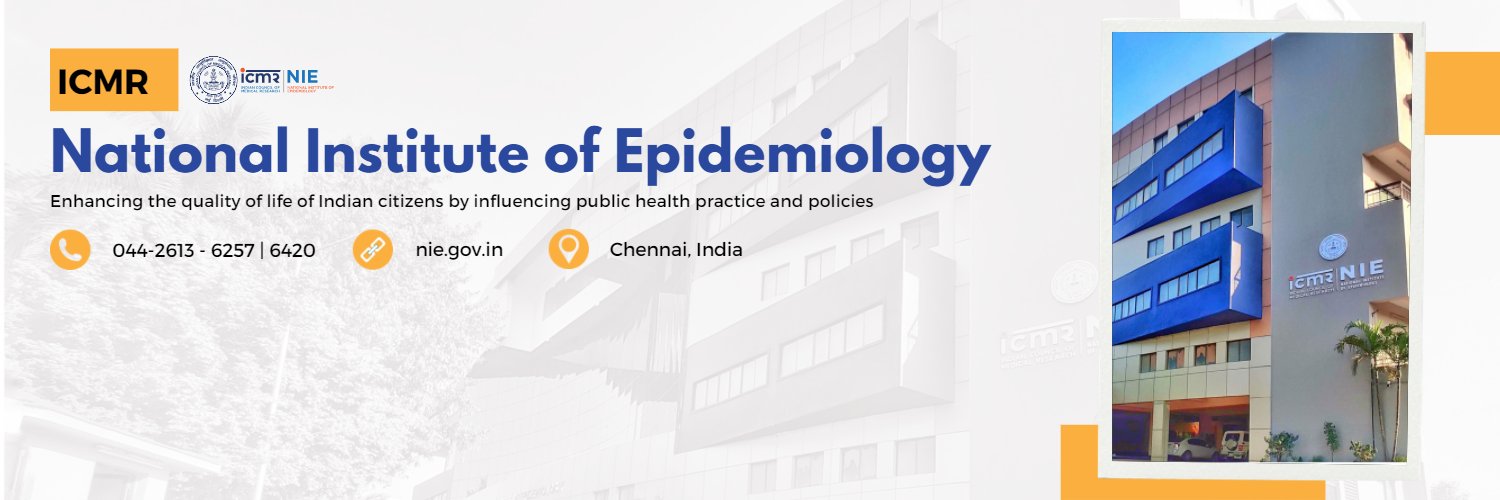 ICMR - National Institute of Epidemiology's banner