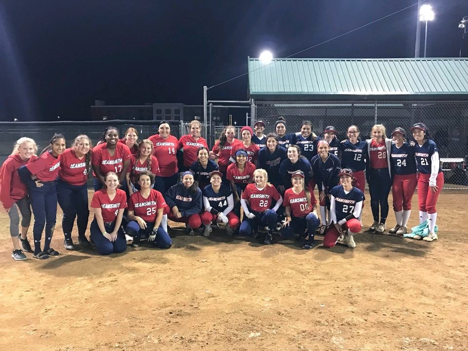 tEAMSMiTH Softball Texas banner