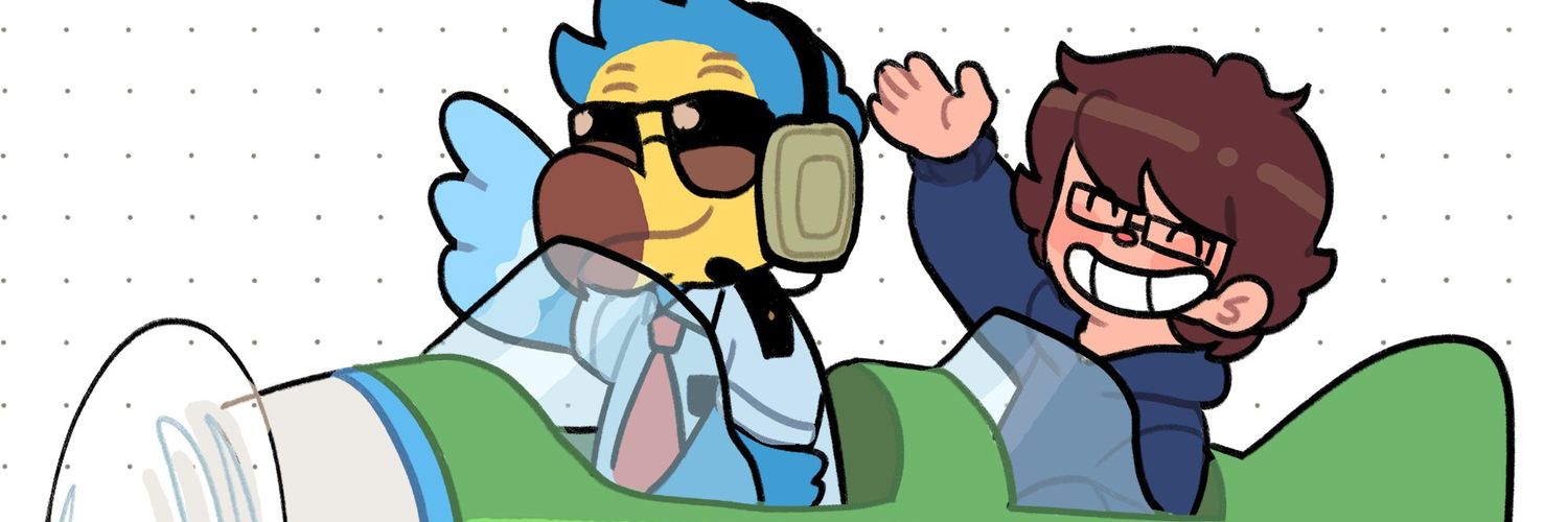 Derp !!🐧🩷💛🩵 banner
