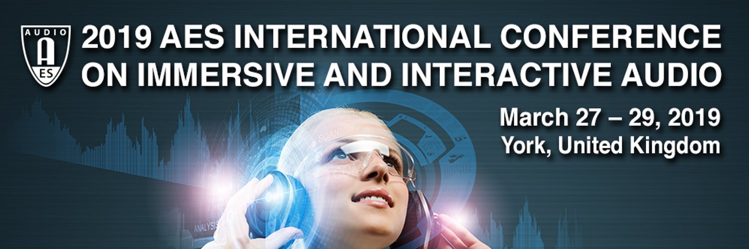 AES Immersive and Interactive Audio 2019 Profile Banner