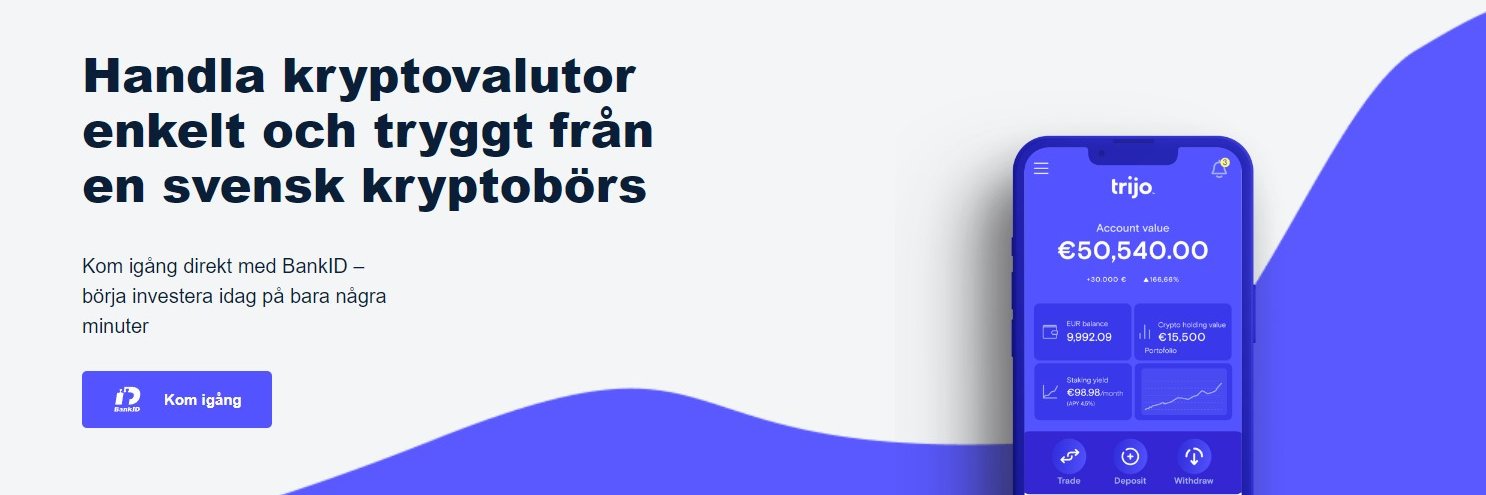 Trijo – en svensk kryptoplattform banner