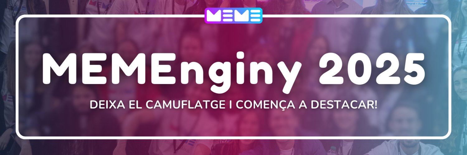 #MEMEnginy25 banner