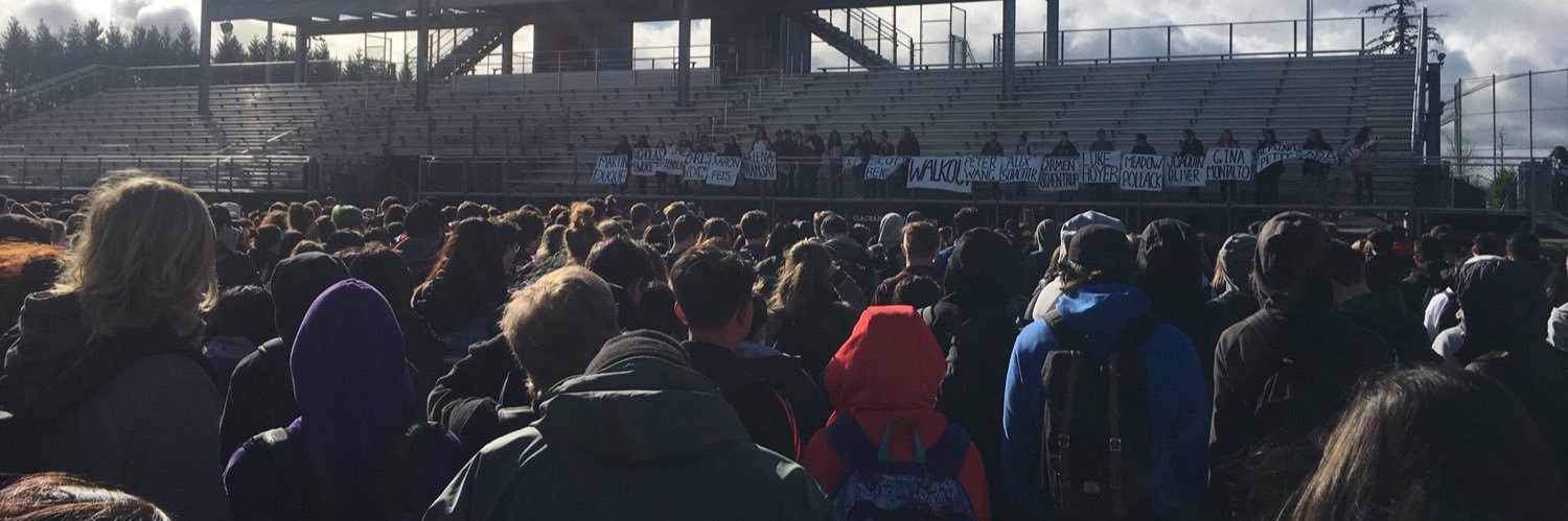 Clackamas High Walkouts banner