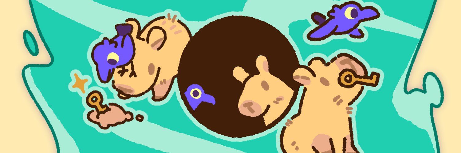 Kitten Cup Studio 🍊 Capy Castaway banner