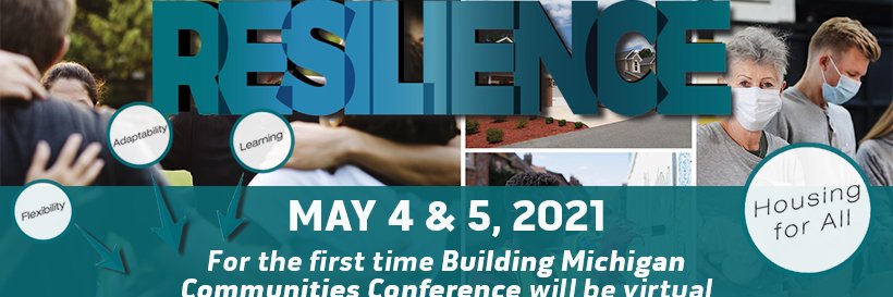 Building Michigan Communities Conference banner