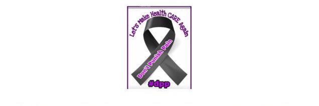 Don't Punish Pain - Let's Make Health Care Again banner