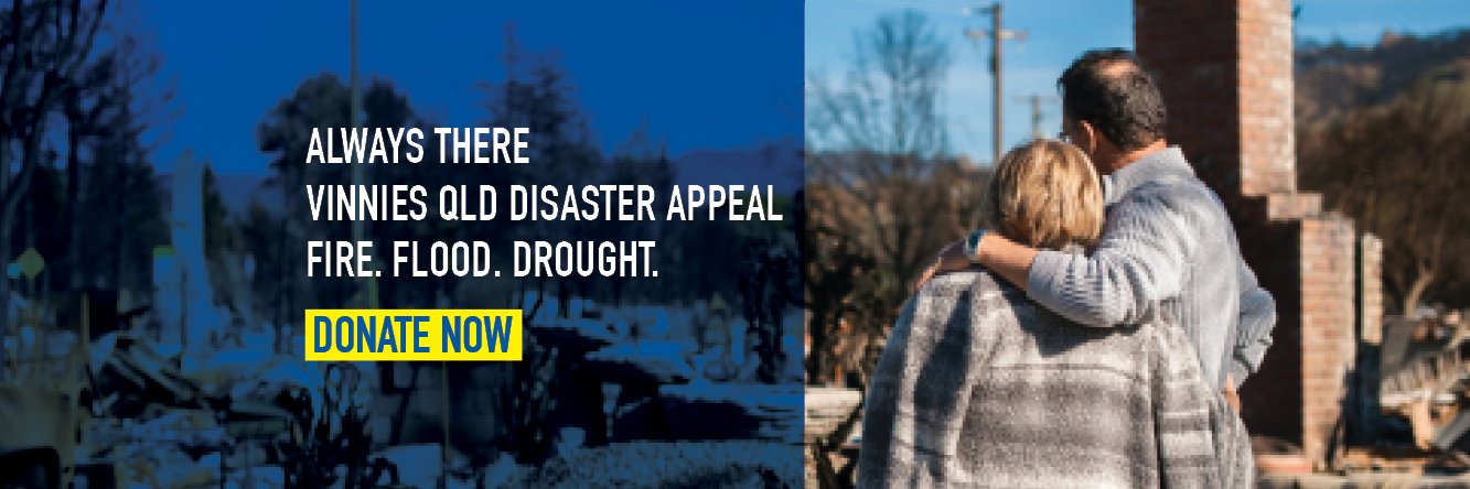 Vinnies QLD banner