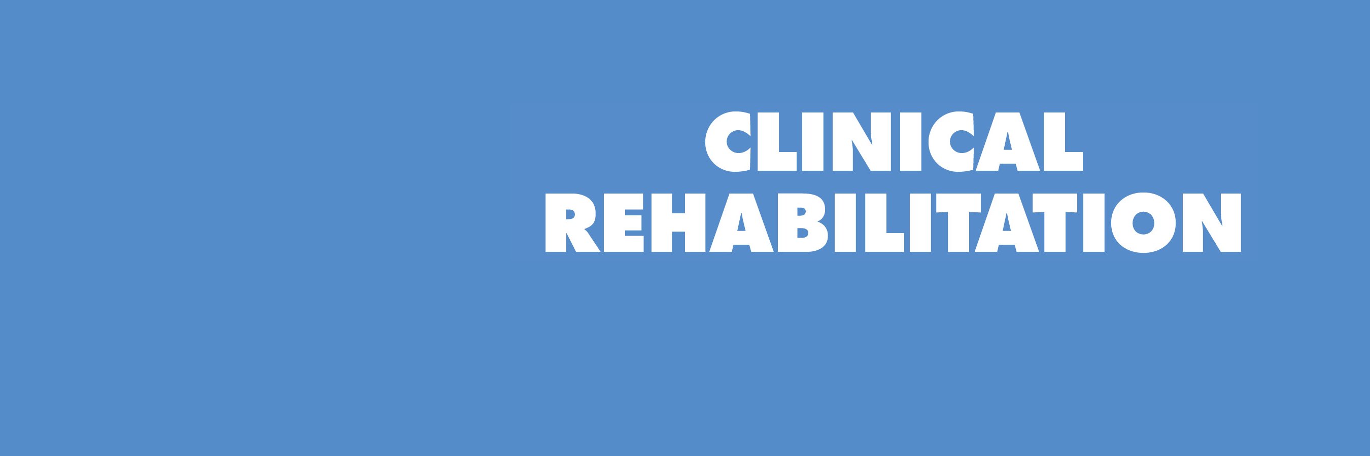 Clinical Rehab's banner