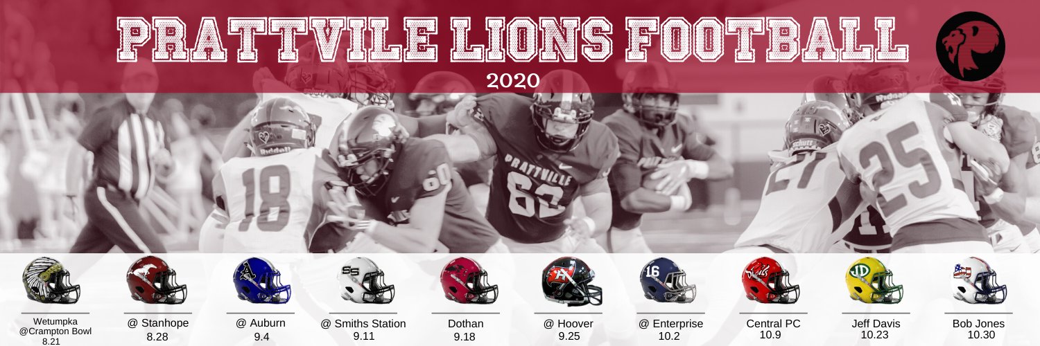 Prattville Lions Football Official banner