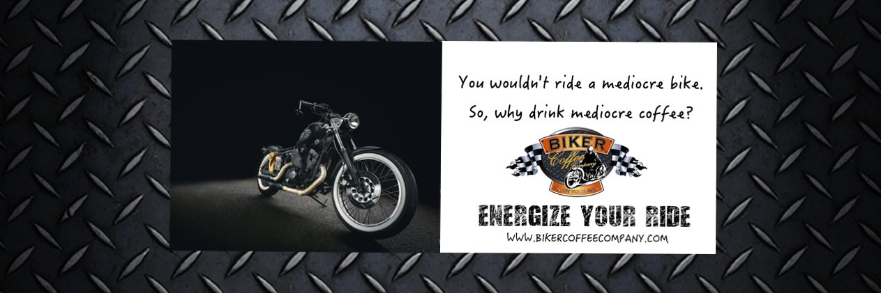 Biker Coffee banner