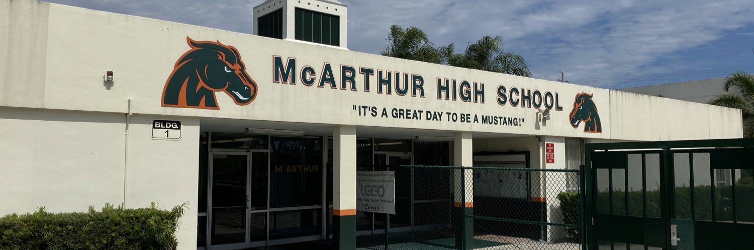 MCARTHUR MUSTANGS's banner