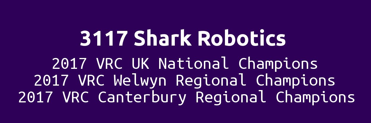 Shark Robotics 3117 banner