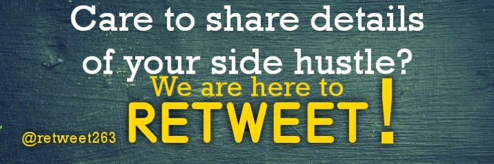 Tag Us We Do Retweets to amplify your Hustle! banner