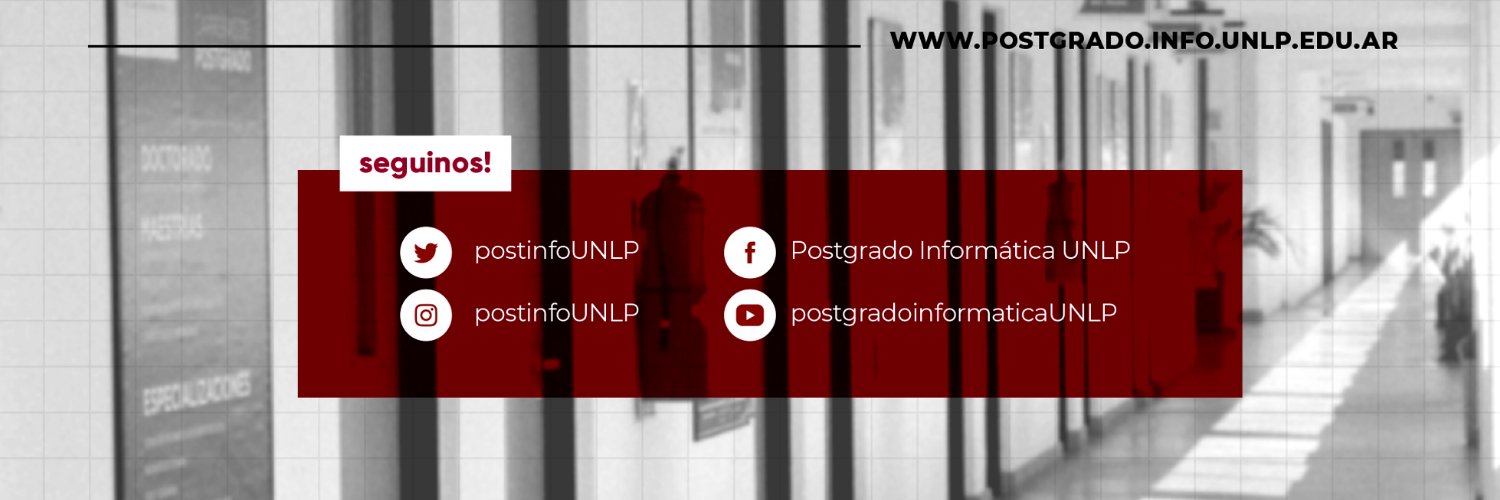 Postgrado Informática #UNLP banner