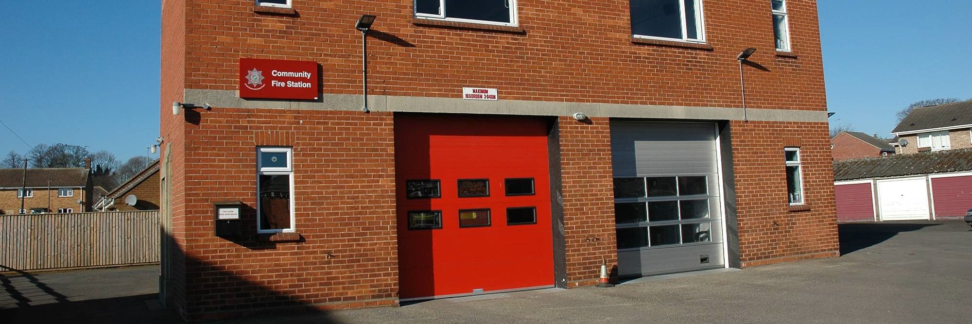 Spilsby Fire Station banner