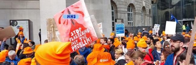 Communist Party of Britain Marxist-Leninist banner