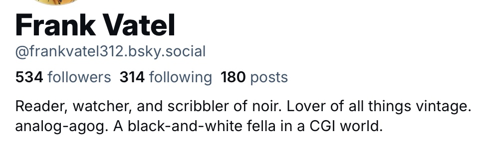 Frank Vatel's banner