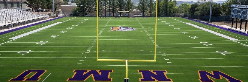 WNMU Mustang Football banner