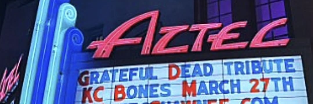Aztec Shawnee Theater banner