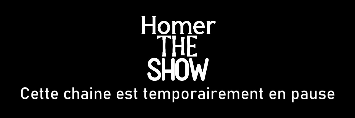 Homer THE SHOW banner