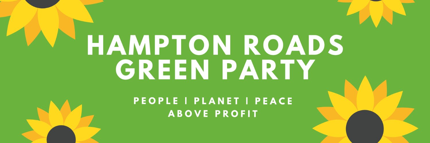 Hampton Roads Green Party 🌻 banner