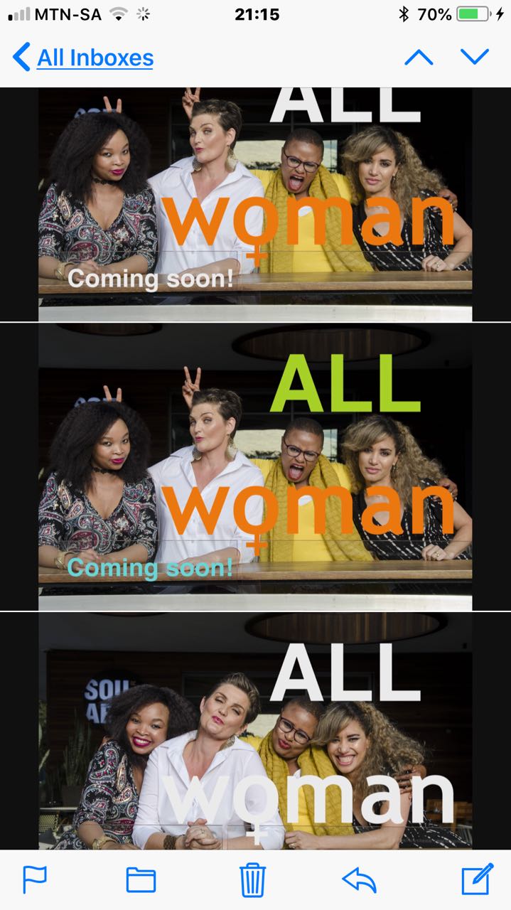 All Woman banner