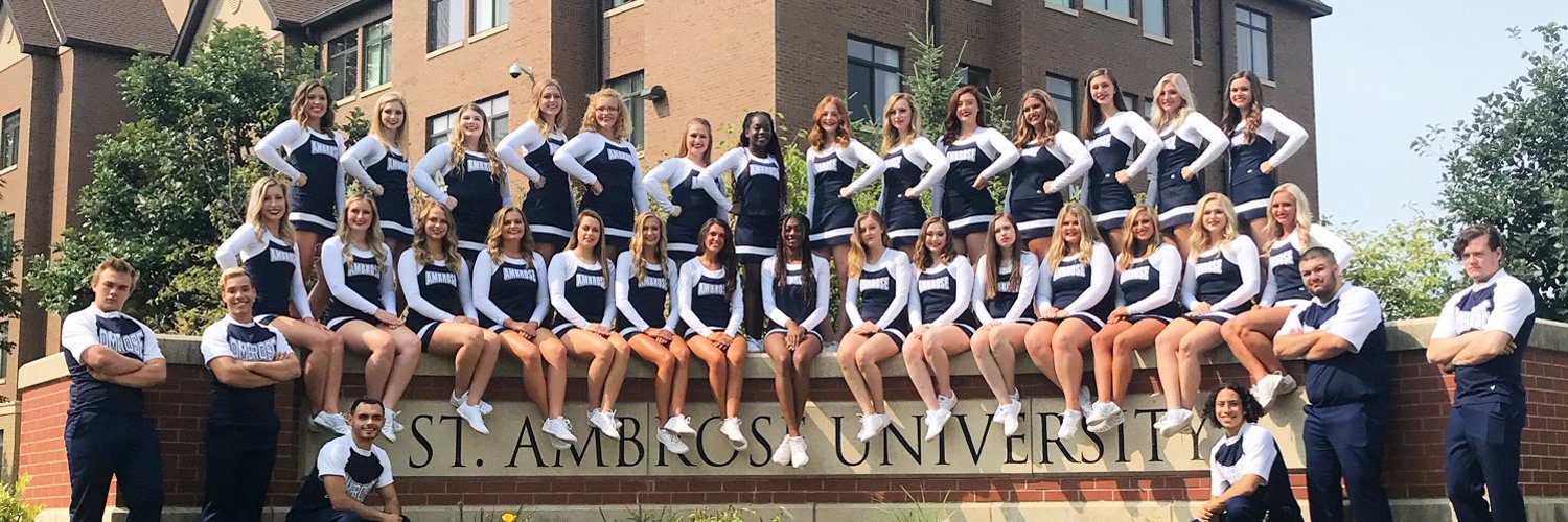 St. Ambrose University Cheerleading Profile Banner