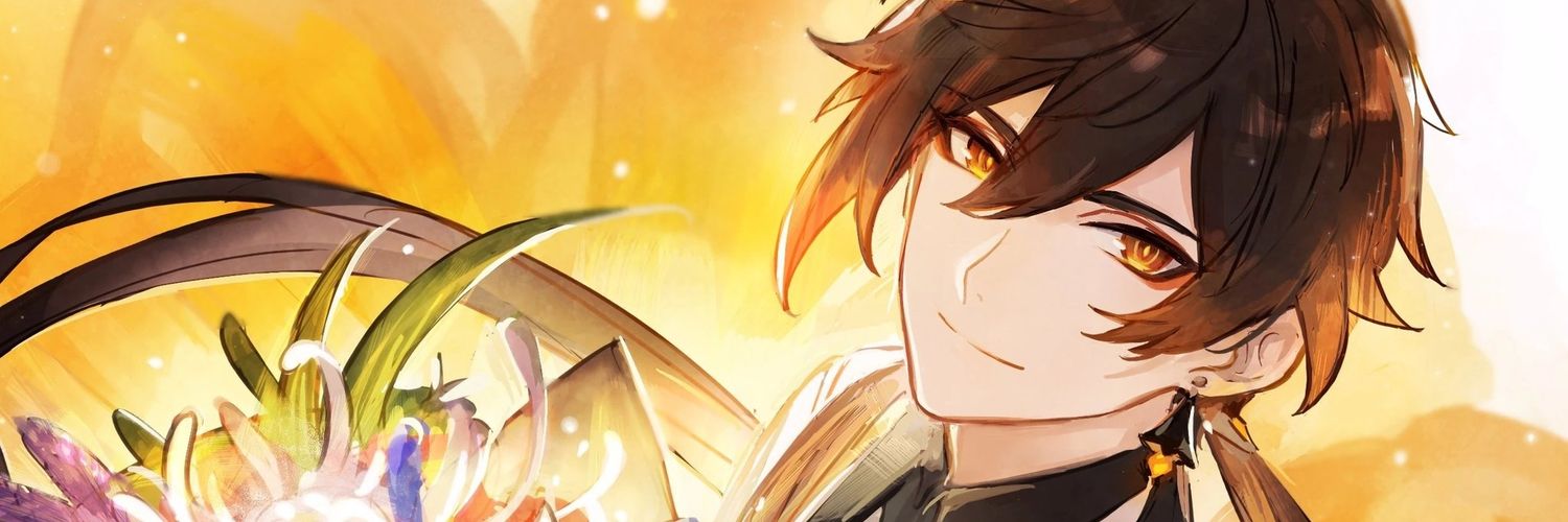 zhongli mother figure🌸💐🌺🌷🌻🌹🥀🌼 banner