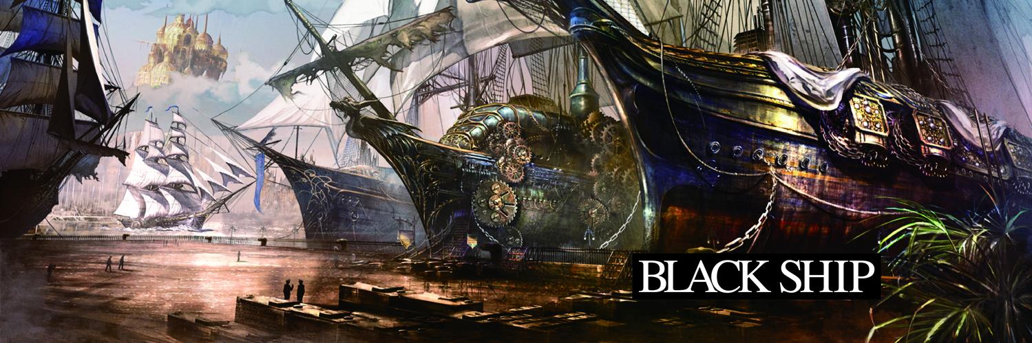BLACK SHIP Purser banner