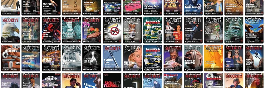Professional Security Magazine banner