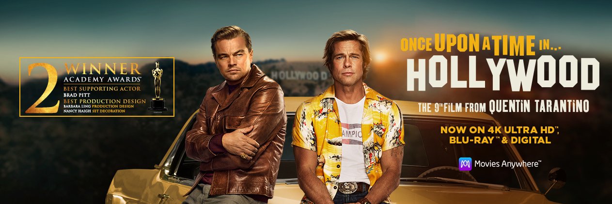 Once Upon a Time in Hollywood banner