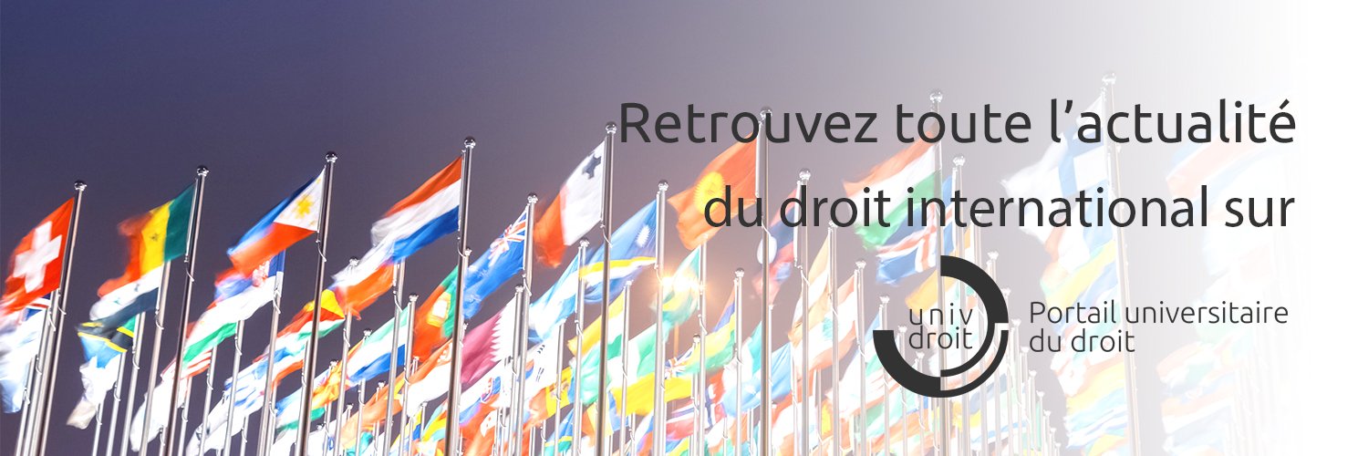 Droit international banner