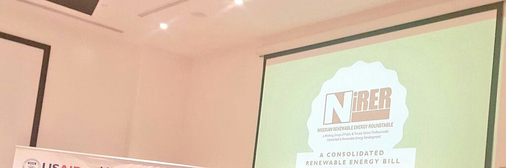 Nigerian Renewable Energy Roundtable (NiRER) banner
