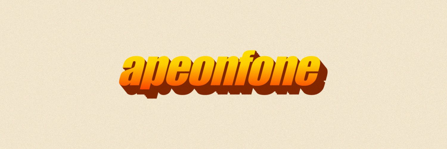 apeonsfone's profile banner image