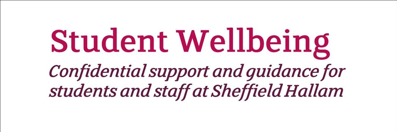 SHU StudentWellbeing banner