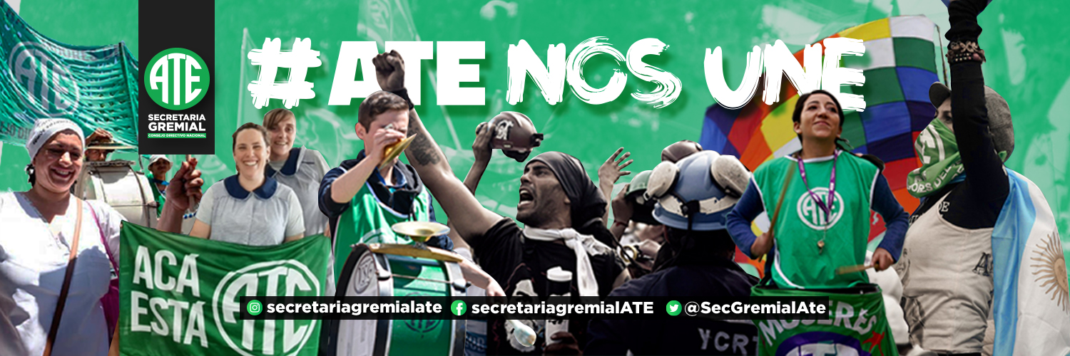 Secretaría Gremial ATE banner