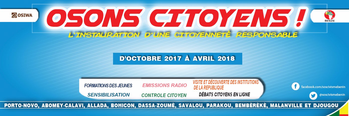 SOS CIVISME BENIN banner