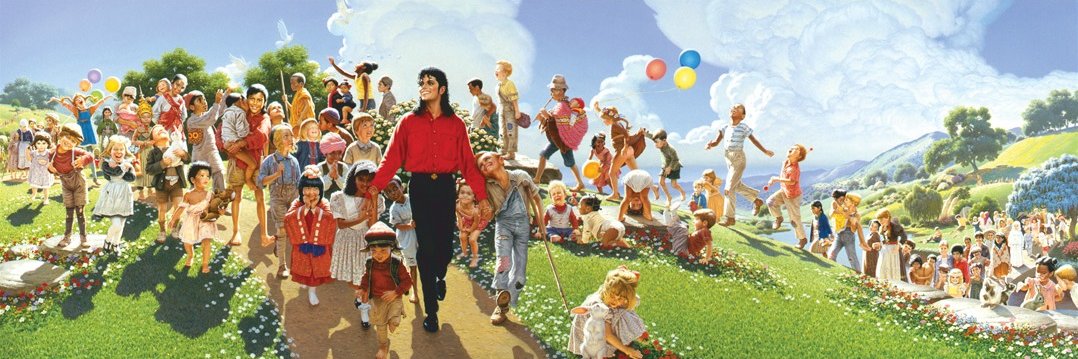 Michael Jackson's HideOut banner
