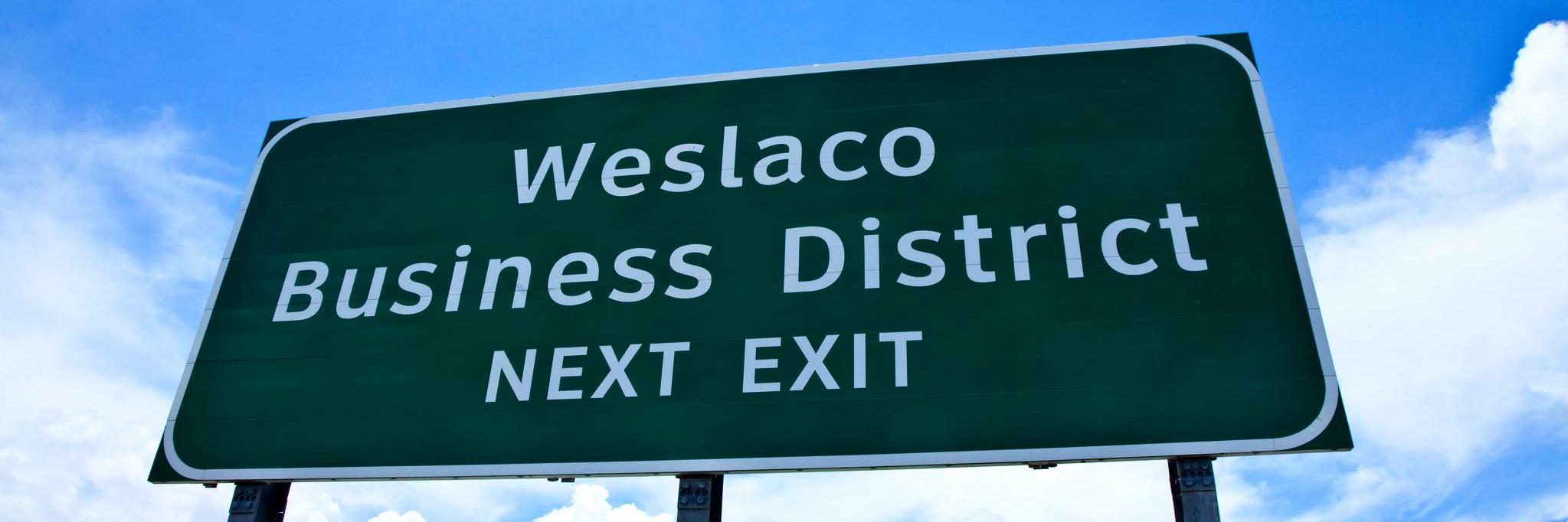 Weslaco EDC banner