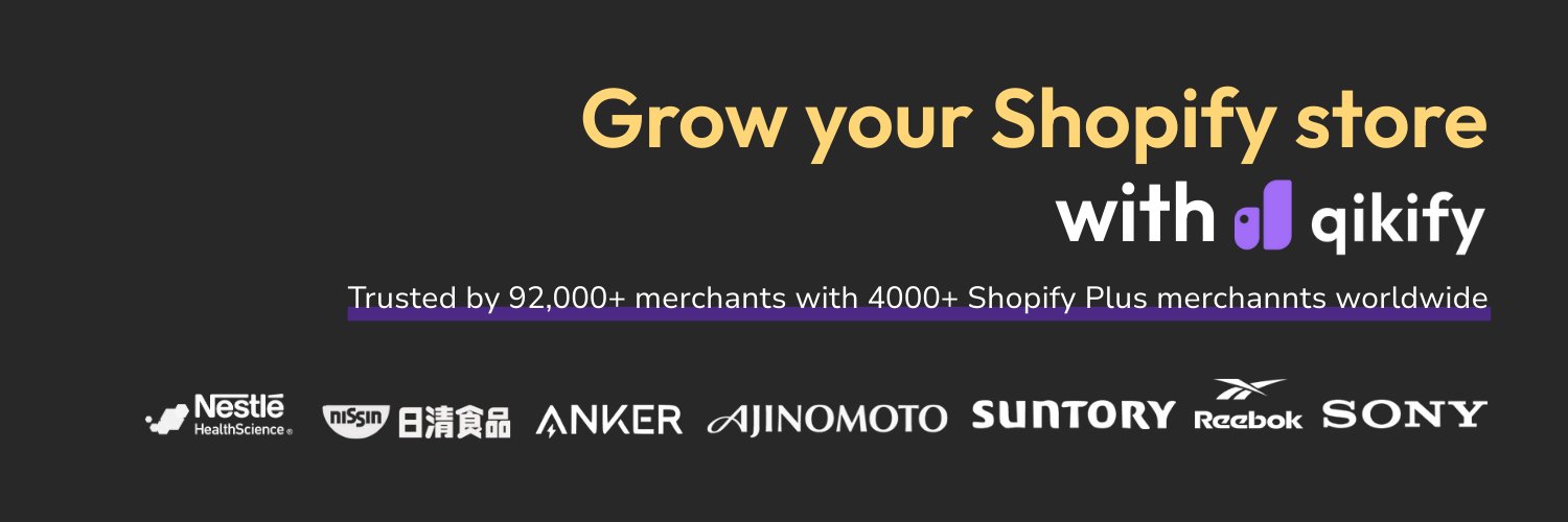 Qikify | Shopify Apps banner