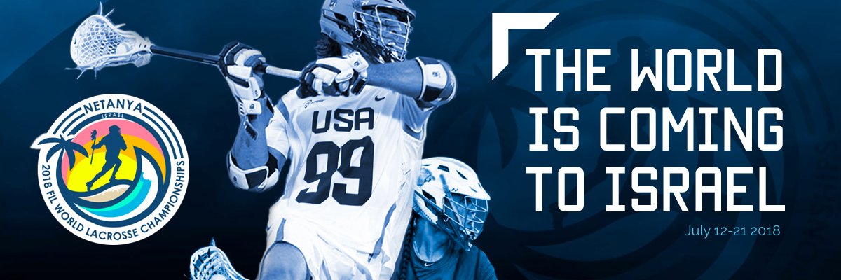 FIL World Lacrosse Championships 2018 banner
