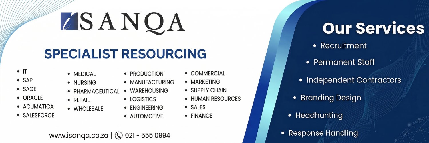 iSanqa Resourcing banner