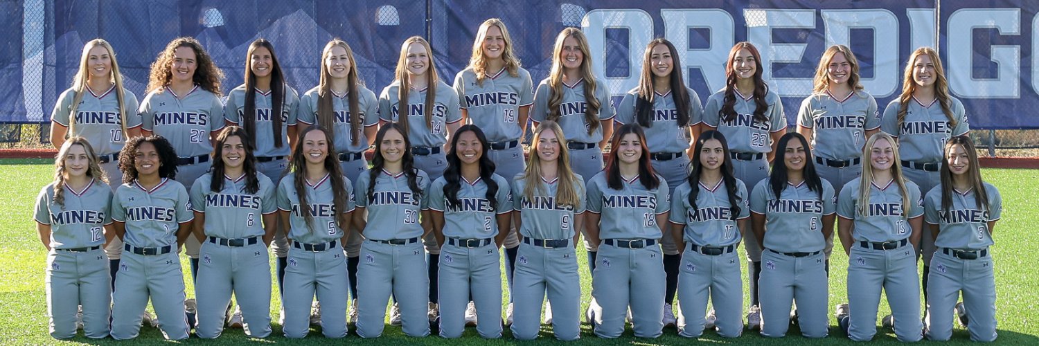 Mines Softball's banner