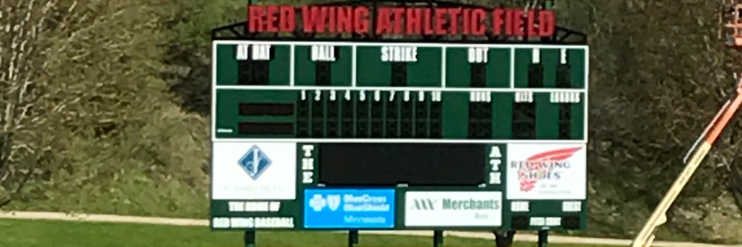 Red Wing Athletic Field banner