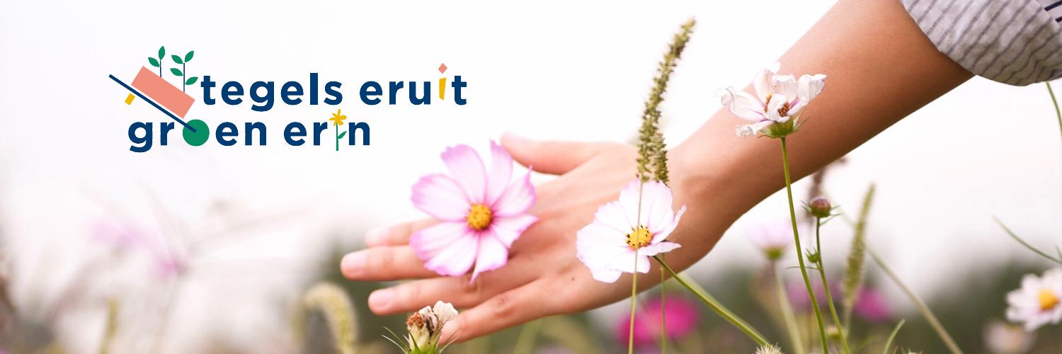 Tegels eruit, groen erin! banner