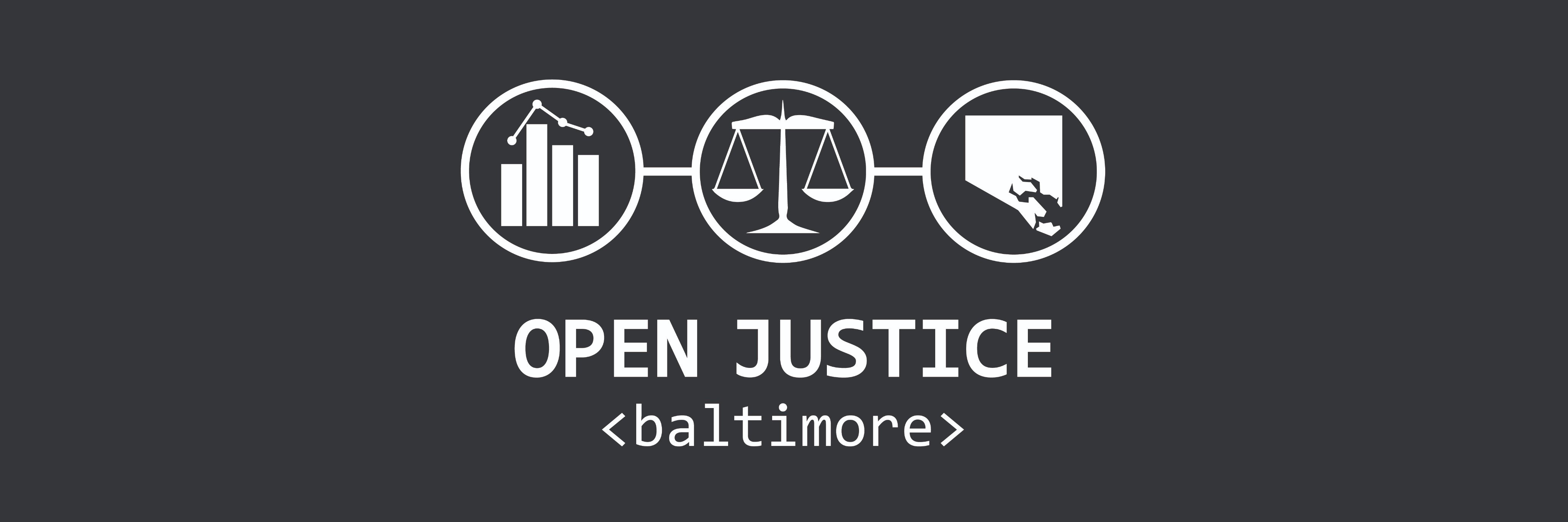 Open Justice Baltimore banner