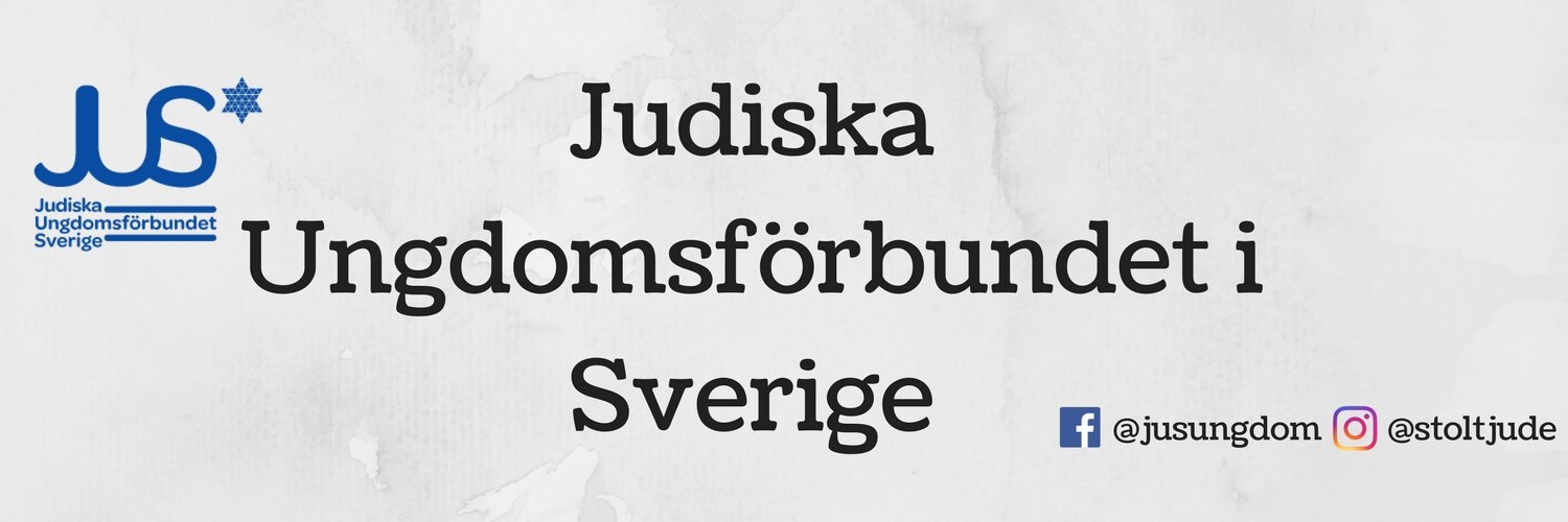 Judiska Ungdomsförbundet i Sverige (JUS)'s banner